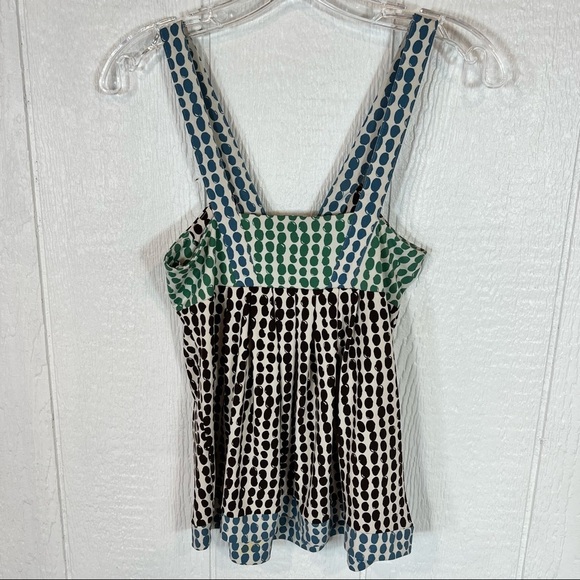 BCBGMaxAzria Polka Dot Black and White Blouse - Picture 6 of 8